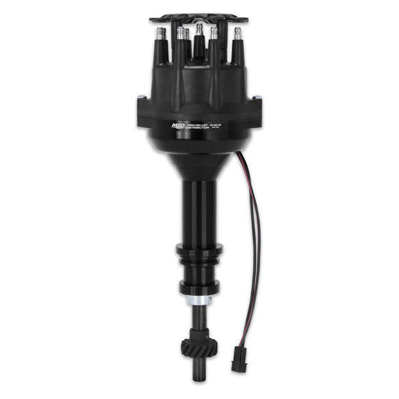 MSD 85773 BBF 351C- 460 Pro Billet Distributor Black Finish Virtual Speed Performance MSD IGNITION