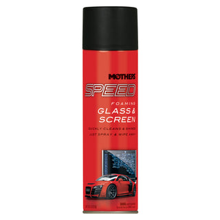 Speed Foaming Glass Cleaner 19oz. Can Virtual Speed Performance MOTHERS