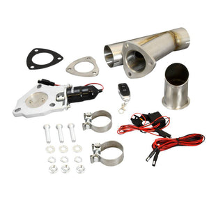 2.5 Electric Cutout Single System w/Remote Virtual Speed Performance PATRIOT EXHAUST