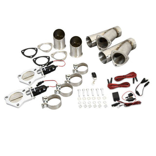 3.0 Electric Cutout Dual System w/Remote Virtual Speed Performance PATRIOT EXHAUST
