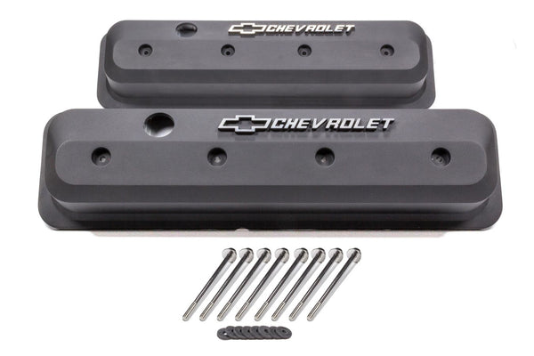 PROFORM SBC Valve Cover Slant Edge Black Crinkle Virtual Speed Performance PROFORM