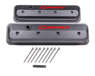 PROFORM SBC Valve Cover Slant Edge Black Crinkle Virtual Speed Performance PROFORM