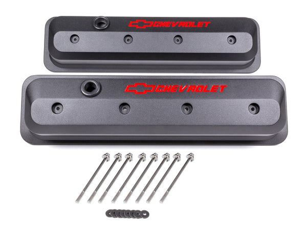 PROFORM SBC Valve Cover Slant Edge Black Crinkle Virtual Speed Performance PROFORM