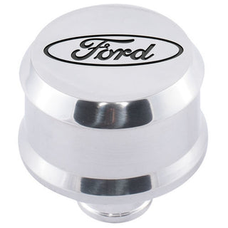 Ford Slant-Edge Breather Recessed Black Oval Pol Virtual Speed Performance PROFORM