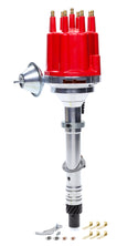 Billet Distributor Chevy V8 - Red Male Cap Virtual Speed Performance PERTRONIX IGNITION