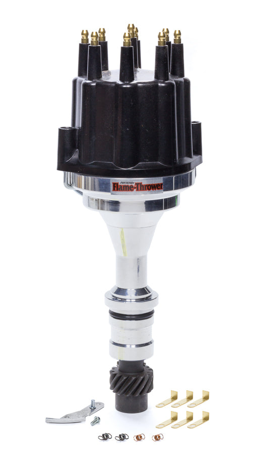 Billet Distributor Olds V8 - Black Male Cap Virtual Speed Performance PERTRONIX IGNITION