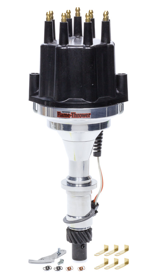 Billet Distributor Pont. V8 - Black Male Cap Virtual Speed Performance PERTRONIX IGNITION