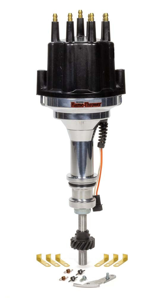 Billet Distributor BBF 351C-460 Black Male Cap Virtual Speed Performance PERTRONIX IGNITION