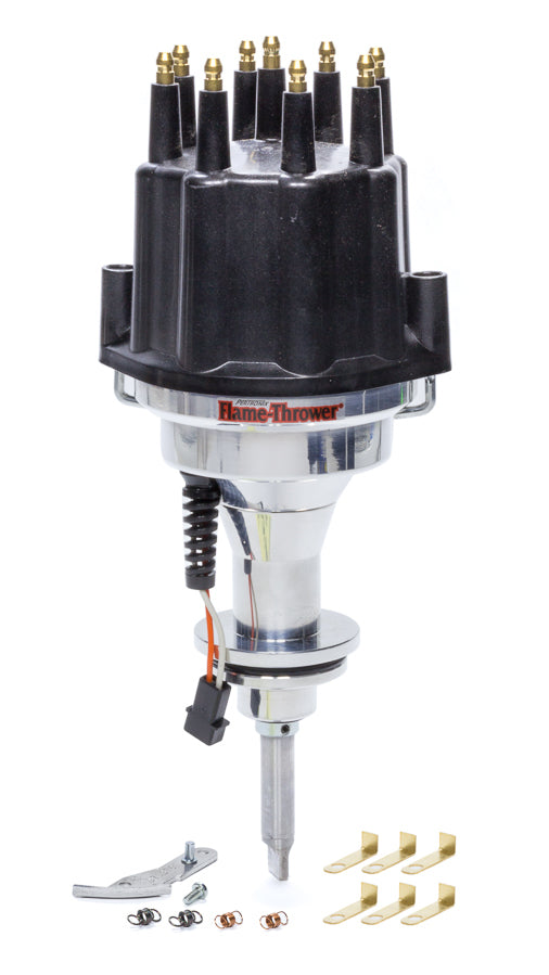 Billet Distributor - BBM 383-400 Black Male Cap Virtual Speed Performance PERTRONIX IGNITION