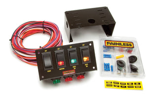PAINLESS 4 Switch Panel W/Harness Virtual Speed Performance PAINLESS WIRING