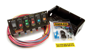 PAINLESS 4 Switch Panel W/Harness Virtual Speed Performance PAINLESS WIRING