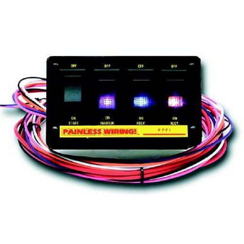 PAINLESS 4 Switch Panel W/Harness Virtual Speed Performance PAINLESS WIRING