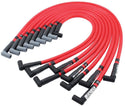 QUICKCAR Spark Plug Wire Set - SBC Red w/24in Coil Wire