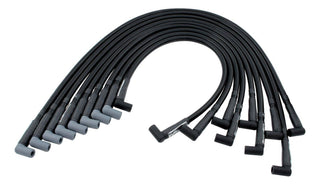 QUICKCAR Spark Plug Wire Set - SBC Blk w/24in Coil Wire