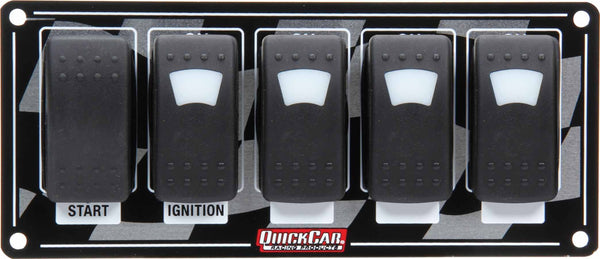 QUICK CAR Ignition Panel w/ Rocker Switches & Lights Virtual Speed Performance QUICKCAR RACING PRODUCTS