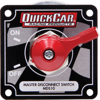 Master Disconnect High Amp 4 Post Flag Plate Virtual Speed Performance QUICKCAR RACING PRODUCTS
