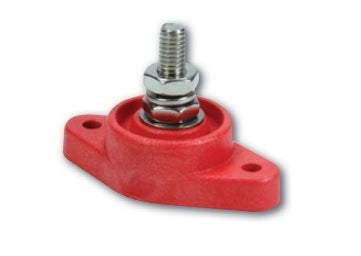 QUICKCAR Power Distribution Block Red Single Post