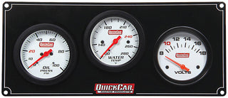 3 Gauge Extreme Panel OP/WT/Volts Virtual Speed Performance QUICKCAR RACING PRODUCTS