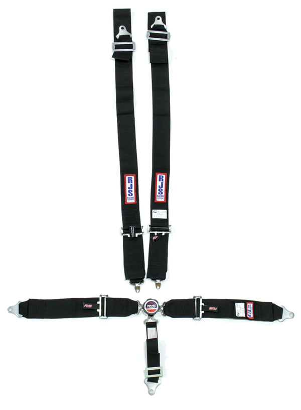 5 PT Harness System Q/R BK Ind Wrap 2inSub Virtual Speed Performance RJS SAFETY