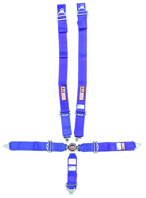 5pt Harness System Q/R Blue Ind Wrap 3in Sub Virtual Speed Performance RJS SAFETY