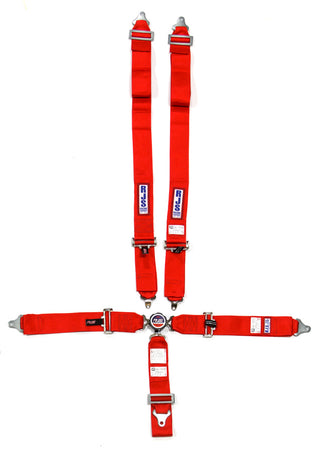5 PT Harness System Q/R Red Ind Wrap 3in Sub Virtual Speed Performance RJS SAFETY