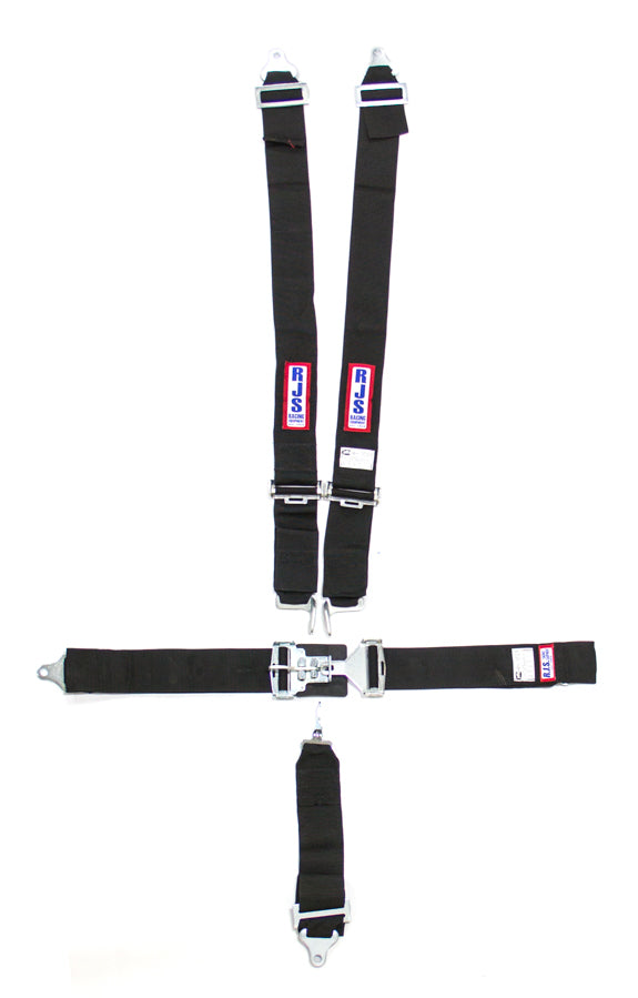 5-Pt Harness System BK Ind Bolt In Mt 3in Sub Virtual Speed Performance RJS SAFETY