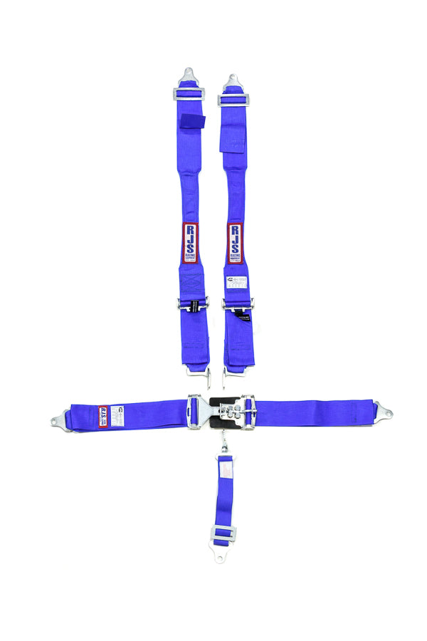 Harness System 5 Pt Blue Hans Shoulder Ind Wrap Virtual Speed Performance RJS SAFETY