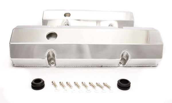 SBC Alum Fabricated Tall V/C Anodized