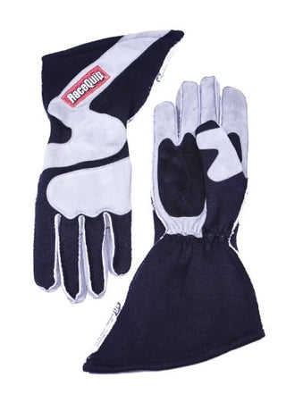 Gloves Outseam Black/ Gray Small SFI-5 Virtual Speed Performance RACEQUIP