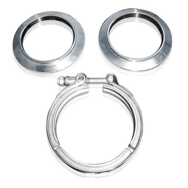 V-band kit 3in Kit Includes Clamp & Flanges Virtual Speed Performance STAINLESS WORKS