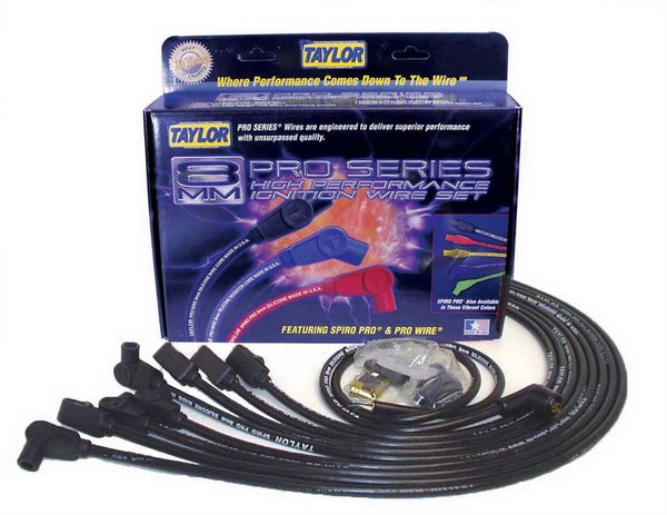 TAYLOR SBC 8MM Pro Race Wires- Black