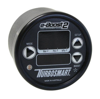 eB2 Elec Boost Control Gauge 60 PSI Black 60mm Virtual Speed Performance TURBOSMART USA