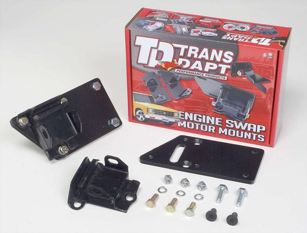 LS1 into SBC Chassis Motor Mount Kit Virtual Speed Performance TRANS-DAPT