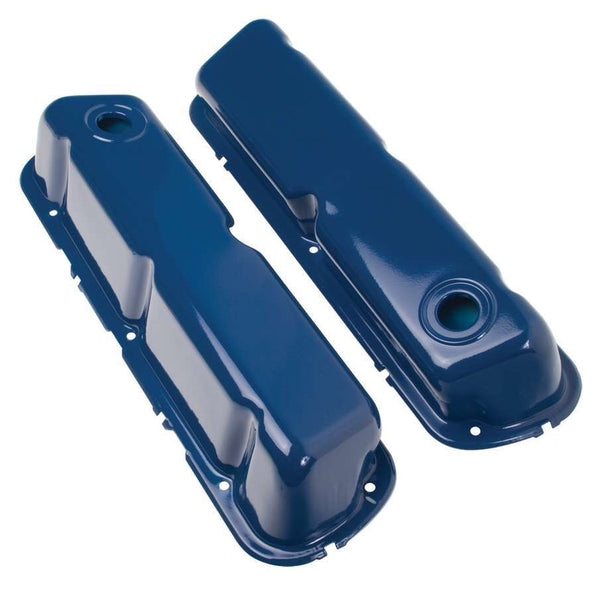 TRANS-DAPT 8344 Blue Valve Covers for Small Block Ford 289/302/351W | Virtual Speed Performance
