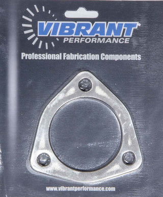 3-Bolt Stainless Steel Exhaust Flange 2.5in Virtual Speed Performance VIBRANT PERFORMANCE