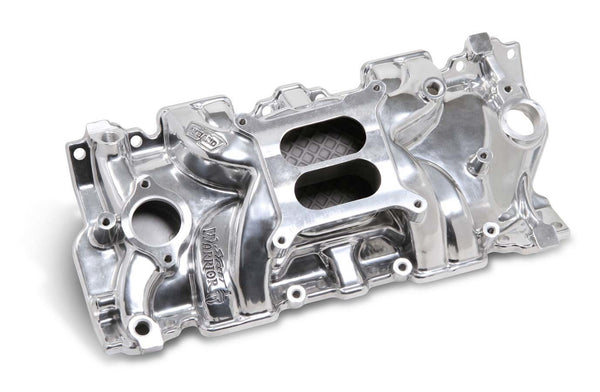 Weiand SBC Street Warrior Intake Manifold Polished Virtual Speed Performance WEIAND