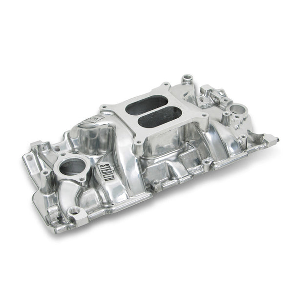 Weiand SBC Speed Warrior Intake Manifold Polished Virtual Speed Performance WEIAND