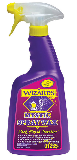 Mystic Spray Wax 22oz. Virtual Speed Performance WIZARD PRODUCTS