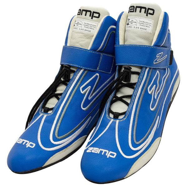 Shoe ZR-50 Blue Size 9 SFI 3.3/5 Virtual Speed Performance ZAMP