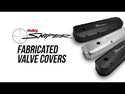 Holley Sniper SBF Valve Covers Tall Fabricated Black Finish